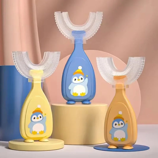 U-shape Kids Toothbrush 360 Degree